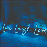 Live Laugh love wedding neon sign